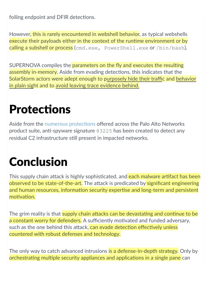 “SUPERNOVA is novel and potent due to its in-memory execution, sophistication in its parameters and execu#on and flexibility by implementing a fullprogrammatic API to the .NET runtime”Non-Geek talk?It’s like chasing a cyber ghost because this novel use of weaponizing webshell