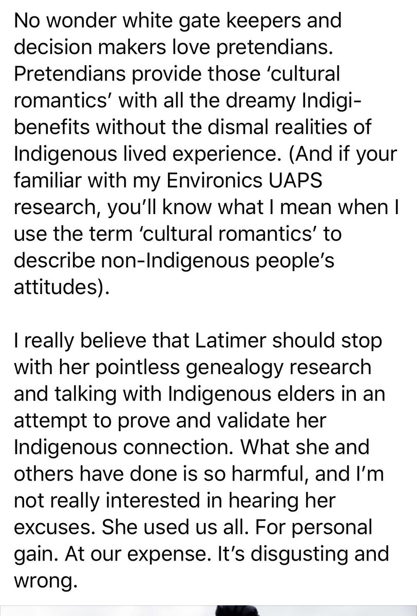 I have not seen a solid articulation of why Pretendians are so harmful to Indigenous communities but this IS IT.