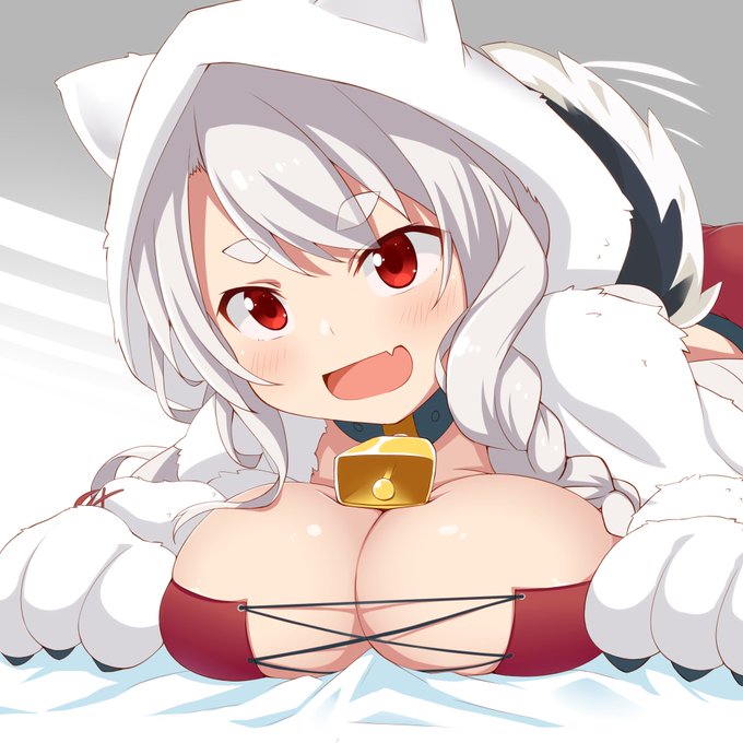 クリスマス衣装の夕立ちゃん、肉ばっか食べてればそら育つよね!
#アズールレーン 