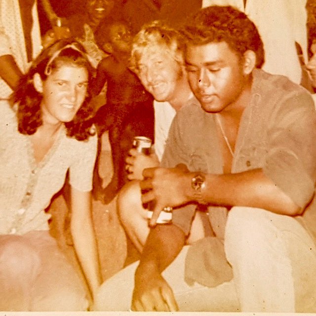 My Dad met my Mum working at Frances Ck Mine. Mum is the daughter of a polish refugee who first worked as an engineer on the Snowy River Dam Project. Her mum died when she was a toddler, their car run off the road by a drunk near Adelaide. Here they are, young days in Pine Creek.