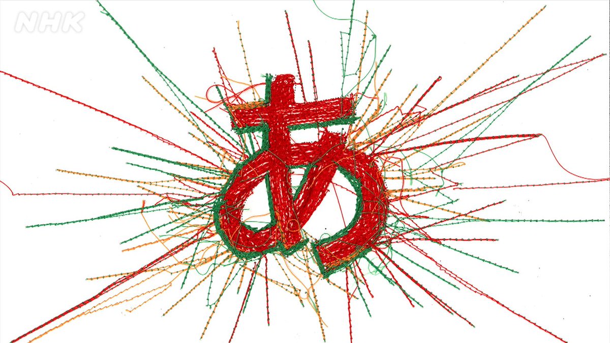 ｎｈｋ デザインあ 糸で あ を描く精密さと ランダムに張り巡らされて絡まる糸が荒々しくもある力作 りん 17 さんの あ デザインあ みんなのあ T Co G2mdwjrssq T Co N7u7a5fjzg Twitter