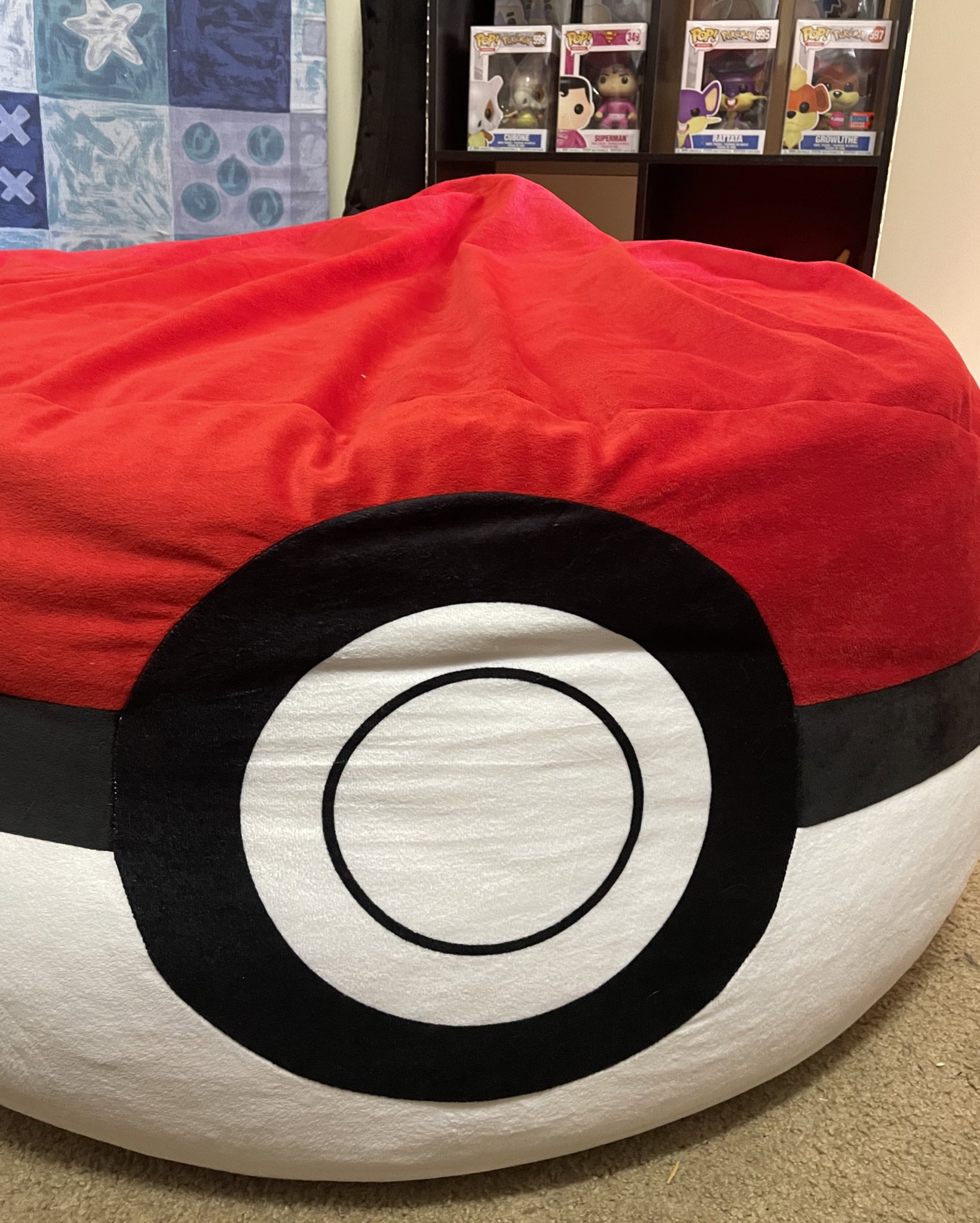 MrDexxy on X This is getting out of control. I bought a massive pokeball bean bag from EBGames pokemon ebgames https t n6J7yHO7FD X