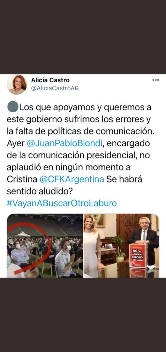 mnica86814888's tweet photo. La Gestapo un poroto!!
#ConchitaFernandez  sigue aplaudiendo x las dudas!! 😂 https://t.co/qt25JMstol