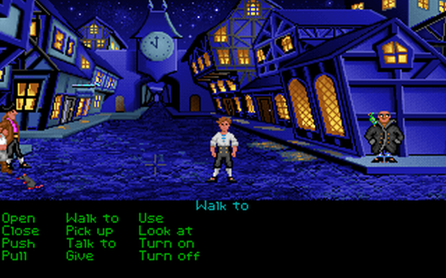 The Secret of Monkey Island ($3.49) - a wildly influential point and click adventure. guybrush threepwood wants to be a mighty pirate - too bad 1. he's a total dweeb and 2. ghost pirate lechuck will kill him dead. switch to original graphics IMMEDIATELY  https://www.gog.com/game/the_secret_of_monkey_island_special_edition