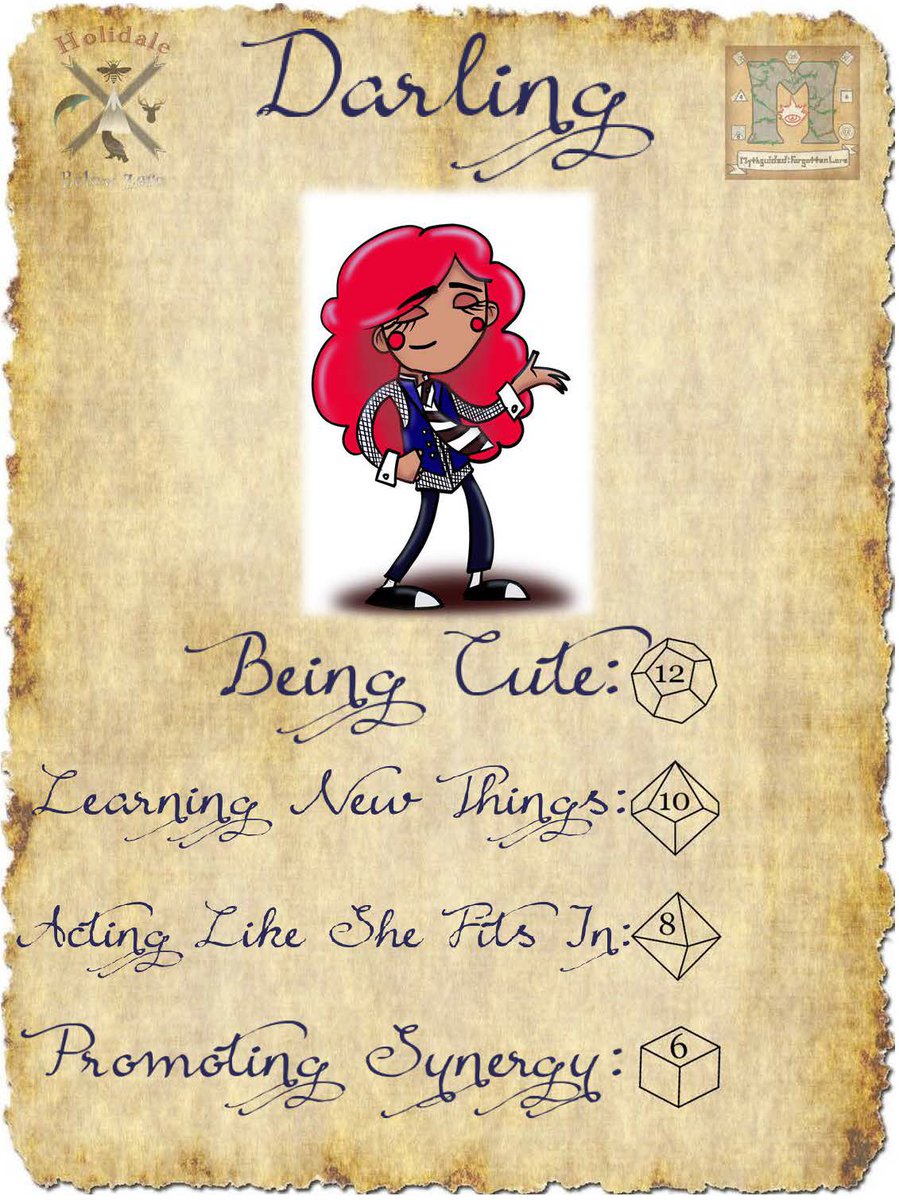 @PotentiallyRob plays ‘Darling’ the Fair Folk personification of ‘Bring your daughter to work Day’ as <a href="/Mythguidedpod/">Mythguided: Forgotten Lore</a> brings holidays to life in #Holidale! Come listen to Darling’s delightful antics and learn how cuteness can be used as a weapon! #TTRPG #podcast #PodernFamily