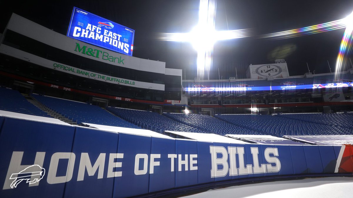 BuffaloBills's tweet photo. Looking good, @BillsStadium! 

#GoBills | #BillsMafia https://t.co/5MjB90W9Iq