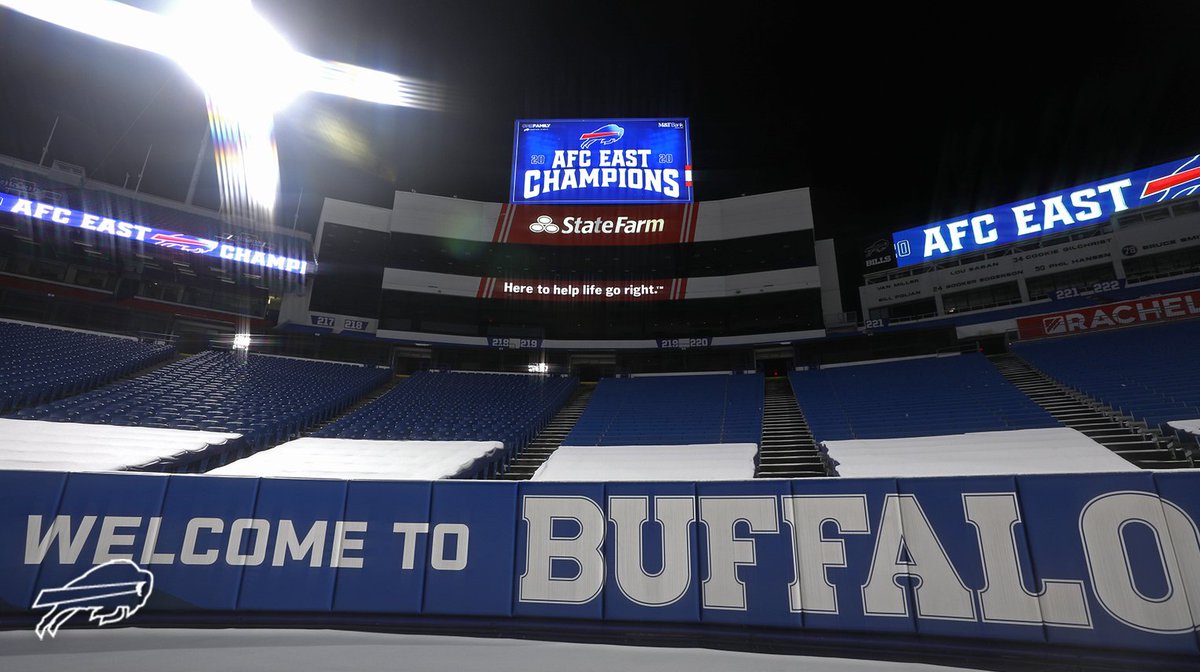 BuffaloBills's tweet photo. Looking good, @BillsStadium! 

#GoBills | #BillsMafia https://t.co/5MjB90W9Iq