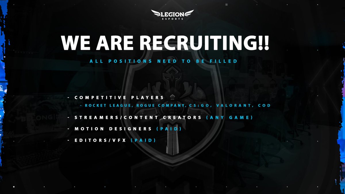 KageClanEsports's tweet photo. -Looking to pickup a radiant valorant team that wants to compete, we will fund you.

-Looking to pickup a CSGO team that wants to compete, we will fund you.

-Looking for COD competitive players, please contact @Freqincy 

-Looking for Motion Designers.

RT’s are appreciated https://t.co/gqfHgpvHuB