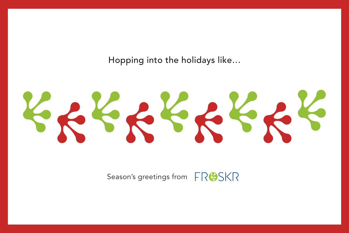 Hoppy Holidays from all of us here at FROSKR! 🌲