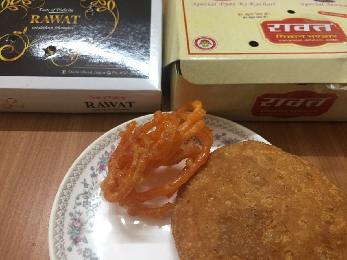 dixitsudhir12's tweet photo. For in every adult there dwells the child that was, and in every child there lies the adult that will be.
#StaySafe
Perfect weekend breakfast in Jaipur. #PyazKachori #Jelebi @WeAreRajasthan @We_Are_Jaipur https://t.co/MwasXdrNdq