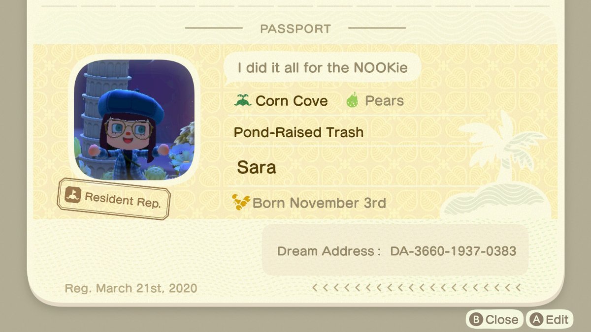 gardnersnake's tweet photo. its me. #corncove #AnimalCrossing #ACNH #ACNHdreamcodes https://t.co/zcTPP2ZOIo