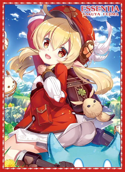 12月26日開催のはたケットにて頒布する
コッコロ、クレー、刻晴、ココチノの
スリーブのデザイン☆
こちらは同日開催のオンラインイベントでも
頒布予定です^^ 