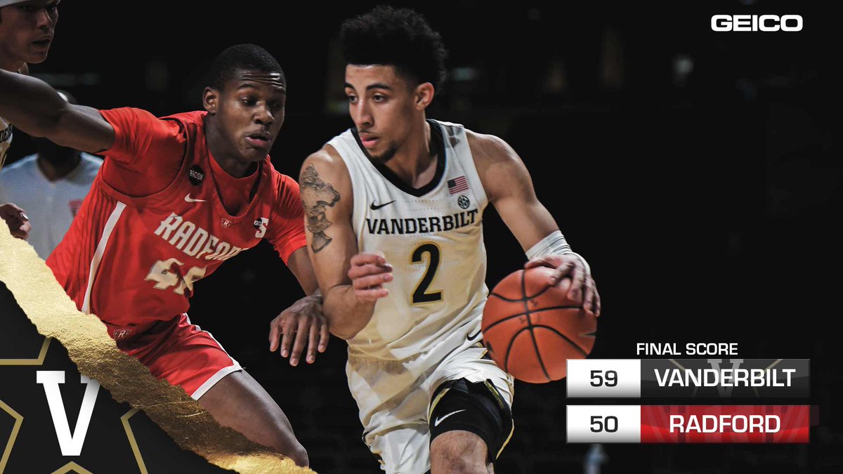 VandyMBB's tweet photo. Add another in the win column. ⚓️⬇️ 

Dores move to 3-1 on the year. 

#StackhouseEra | #AnchorDown https://t.co/QNIFLMRCSl