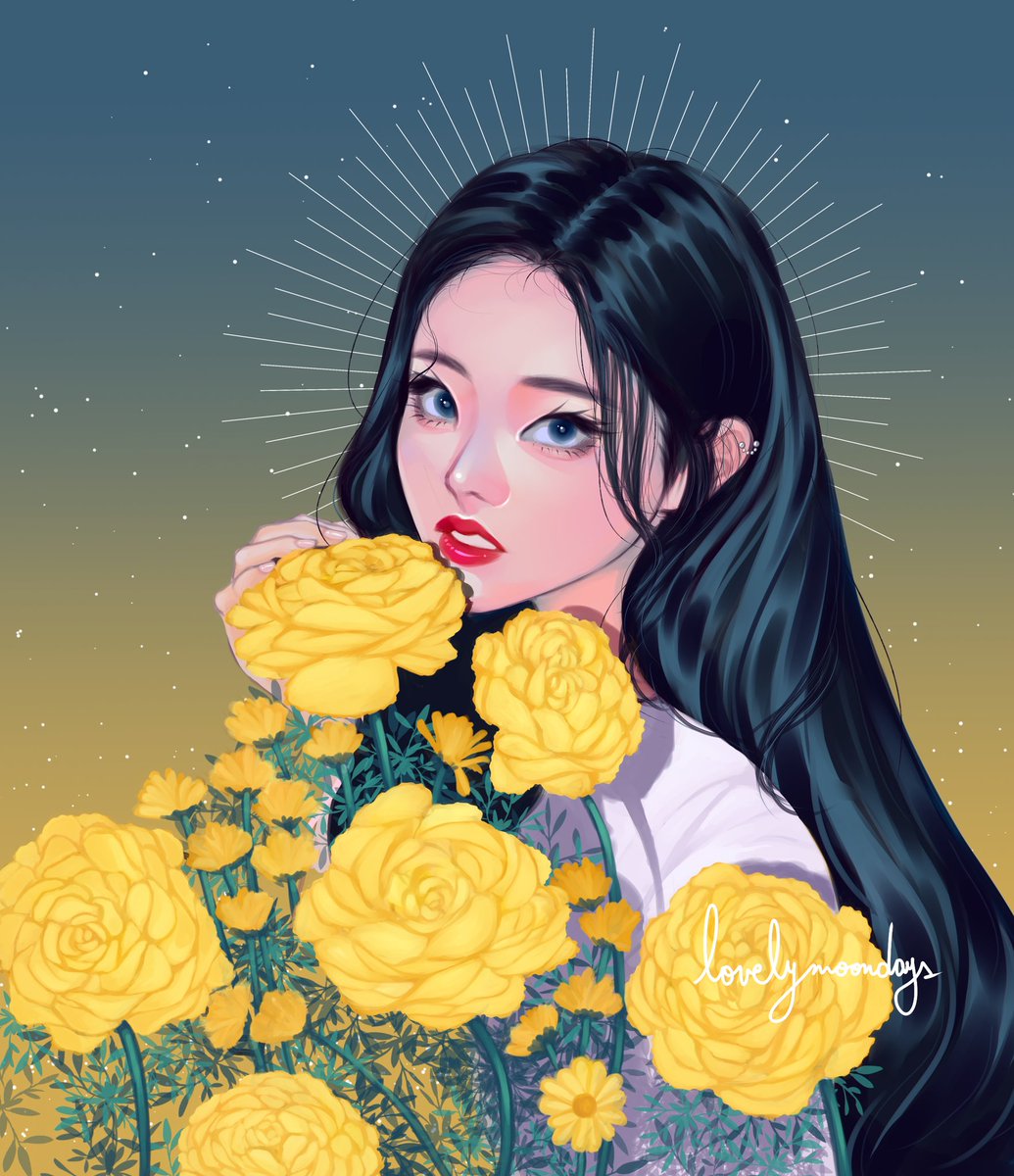 lovelymoondays's tweet photo. 💛💛💛 #OliviaHye #LOONA #이달의소녀 #올리비아혜 #loonafanart https://t.co/8prf7fCoGw