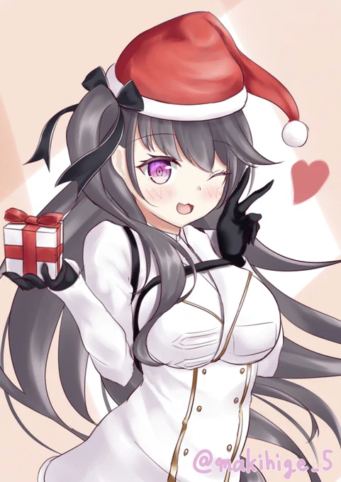 ちょっと気が早いですが、クリスマス仕様の落書きパーミャチちゃん描きました。
メリクーリヤ!って描くとクリスマスとかけているのかただの誤字なのかわかりにくいですね……
#アズールレーン 