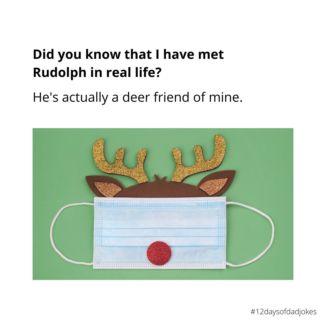 grave_xxxxxxxx's tweet photo. They used to laugh and call him names. #12daysofdadjokes #deer #Rudolph https://t.co/7ubgQiuQAf