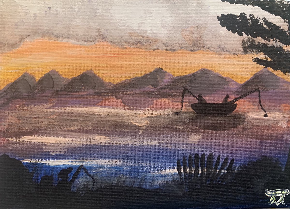 TovaTencer's tweet photo. 1) Sit perfectly still for 8 months 
2) Paint something really quick 
3) “I’ve been really productive this year, actually” https://t.co/uNQaGtd6kN