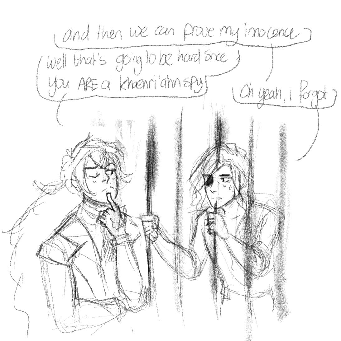 What if for some reason word got out that Kaeya was sent to Mondstadt as a spy? And Diluc decided to break them out? Or my shameful attempt to feed myself with kaeluc on the run shenanigans #Kaeluc #genshinimpact #Kaeya #Diluc #genshinimpactspoilers 