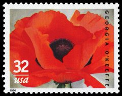 NEAArtsChair's tweet photo. National Medal of Arts recipient Georgia O’Keeffe originally worked as a commercial artist and art teacher, but she eventually began to make a career out of her artistic paintings during the 1920’s 

Her painting "Oriental Poppies" (1927) inspired @USPS
 to create a stamp in 1996 https://t.co/exOKhHCibM