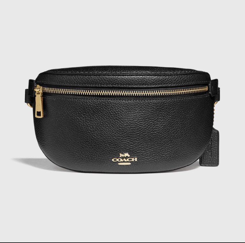 37_nuk's tweet photo. COACH belt Bag-Black/Gold  4,300.- สนใจสอบถามได้ บริการส่งฟรี 
#กระเป๋าแบรนด์เนม #กระเป๋าคาดอก #กระเป๋าcoach https://t.co/fGHHVYjIJP