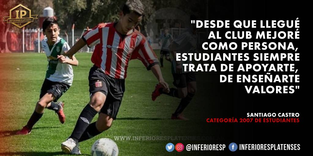 2InferioresP's tweet photo. #EDLP 🇦🇹 Santiago Castro es categoría 2007 y es uno de los defensores de la Pre Novena del Pincha. En la última entrevista del ciclo #IPDesdeCasa versión Twitch, el lateral derecho reflexionó sobre la experiencia de jugar en Estudiantes https://t.co/Vd45KQlV7q