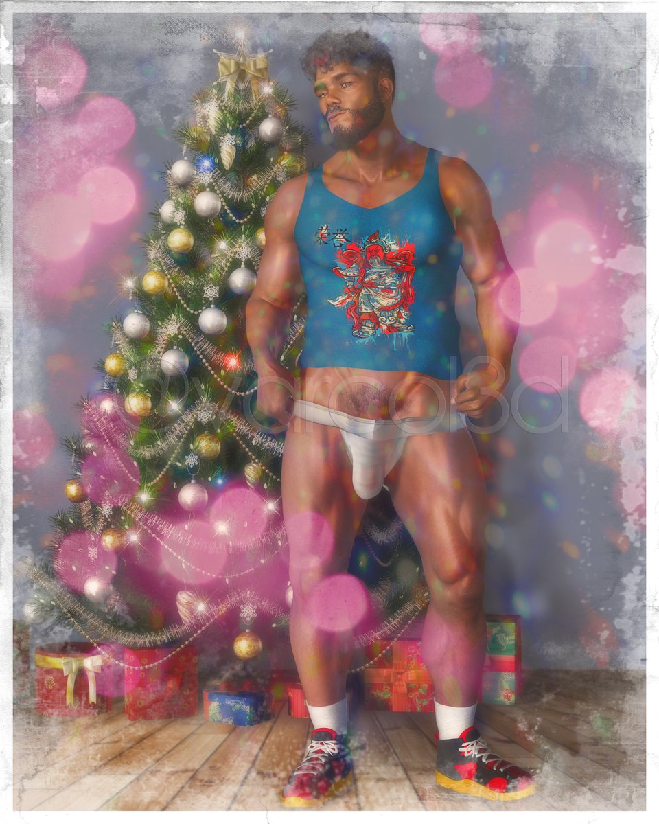 Varcol3d's tweet photo. Felices Fiestas. Este año opté por crear una série de descartes y nuevas versiones de personajes ya publicados bajo el mismo concepto navideño. Espero las disfruten.
#render in #daz3dstudio + #photoshop 
 #gayillustration #gayart #christmasgay #navidadgay https://t.co/wGF9TE2tPL