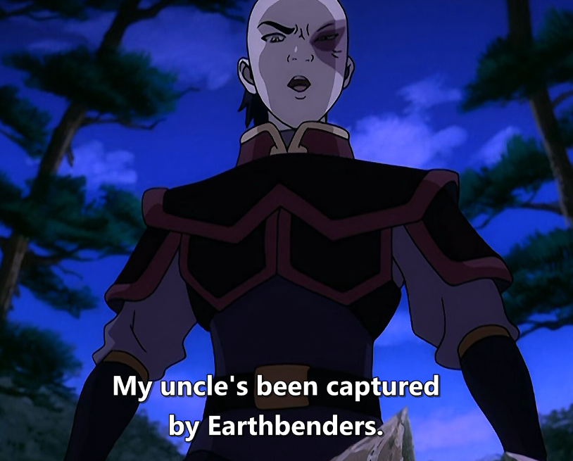 wow zuko you actually accomplished something for once!! 