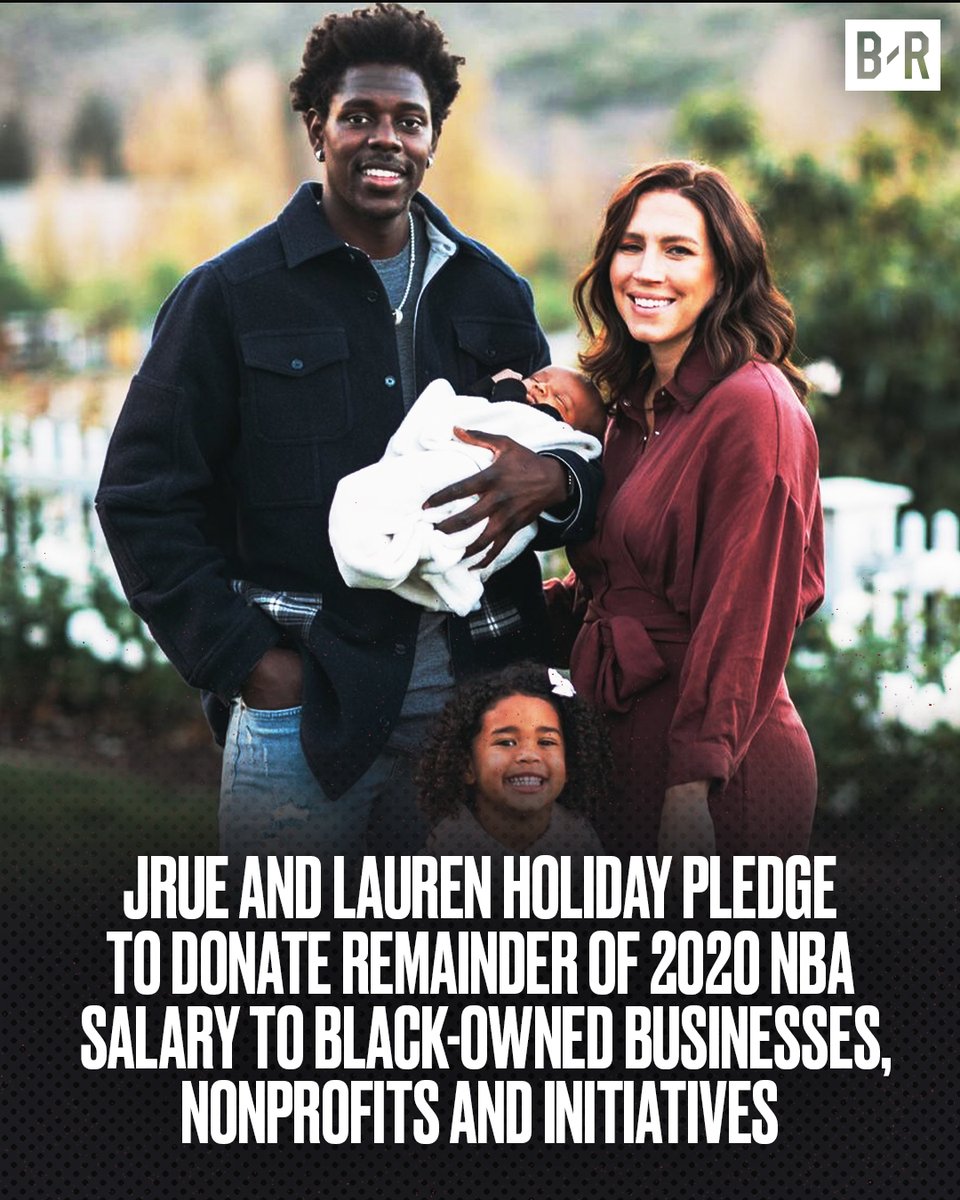Jrue Holiday and his wife Lauren are giving back 🙏