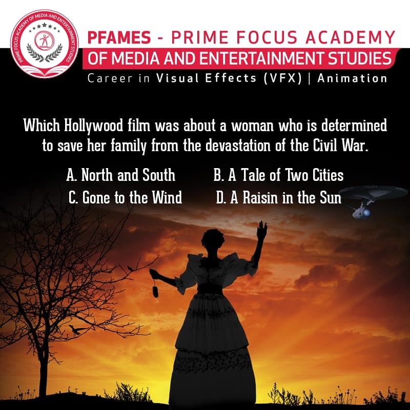 PfamesAcademy's tweet photo. #MovieQuiz
Time to check & test some movie knowledge of the experts there.
Intrigued and want to learn the art of Animation / VFX?
#visualeffects #vfxproduction #hollywoodmovies #vfxcourses #learnvfx #careers #vfx #cgi #animation #vfx #vfxbreakdown #PFAMES #vfxindustry https://t.co/nUliojUowf