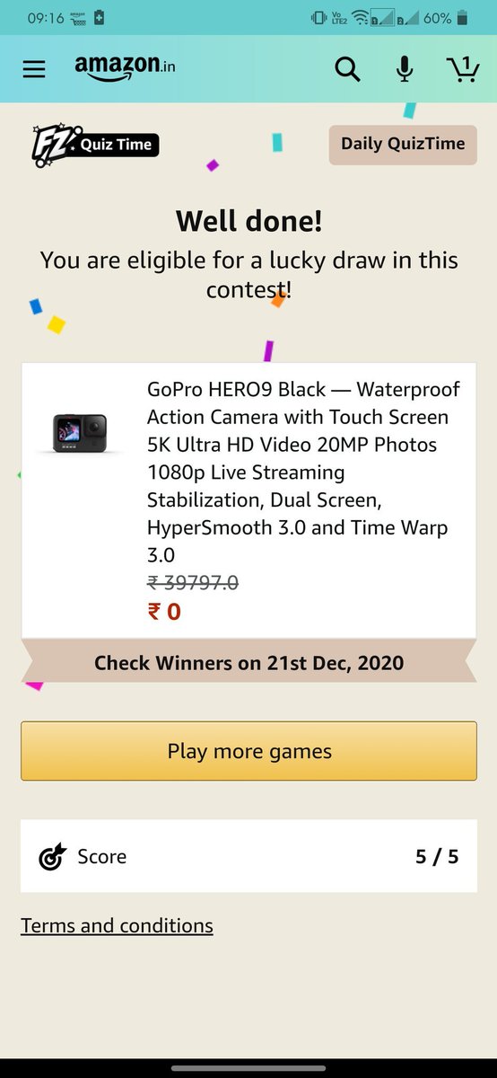 sudhakarreddy_t's tweet image. #AmazonQuiz, @amazonIN