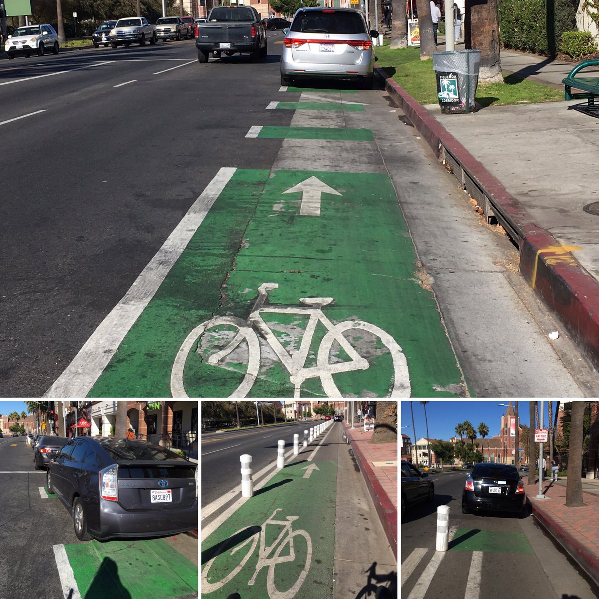 abikeist's tweet image. did i miss the mandate where it&apos;s now OK for #deliveryvehicles to stop and wait in #bikelanes while they conduct their business?? they don&apos;t realize the danger they subject cyclists to when we have to veer around them! 😡 #CulverCity #figueroa #dtla