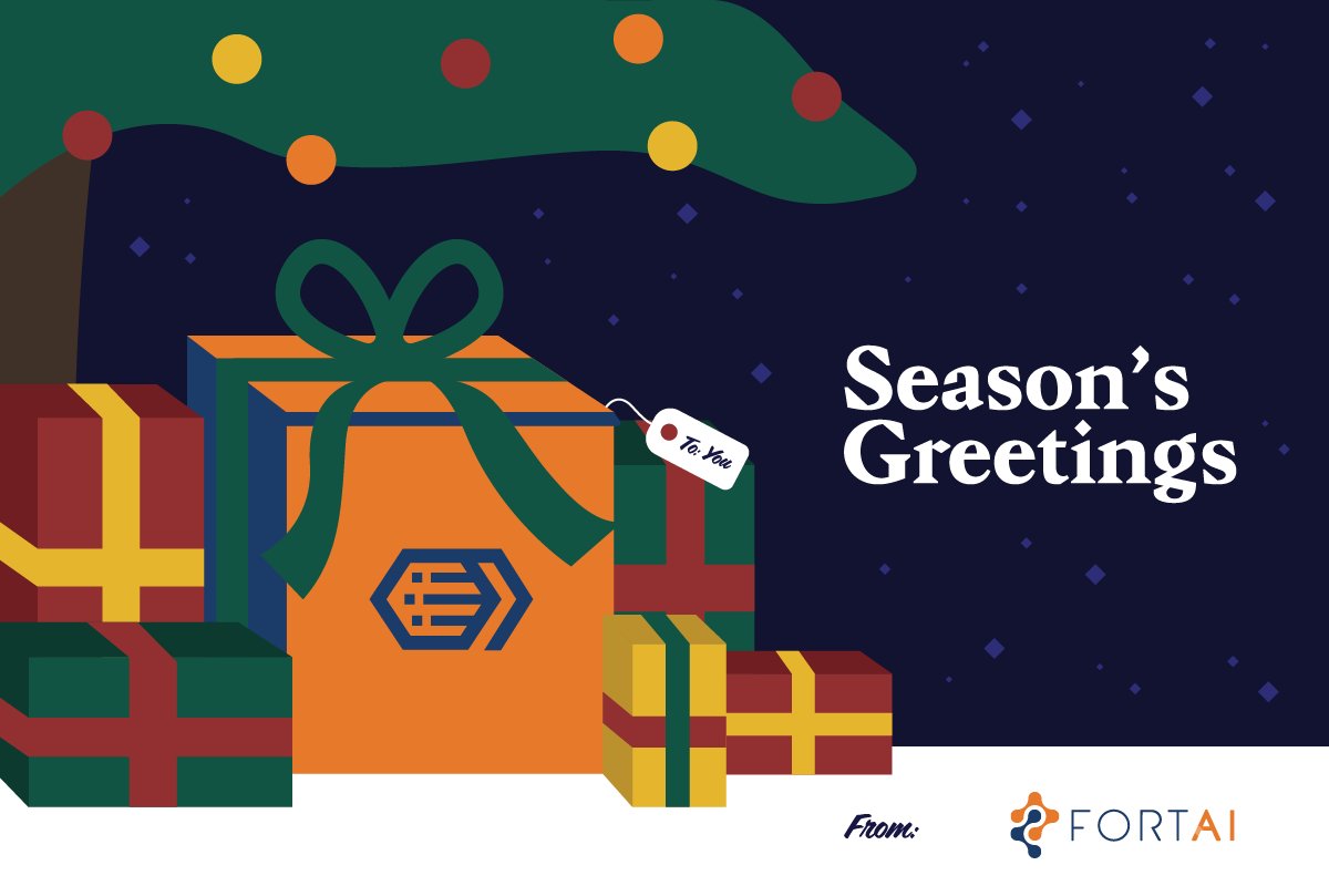 Season’s greetings from a very merry team at FORTAI! 
#SeasonsGreetings