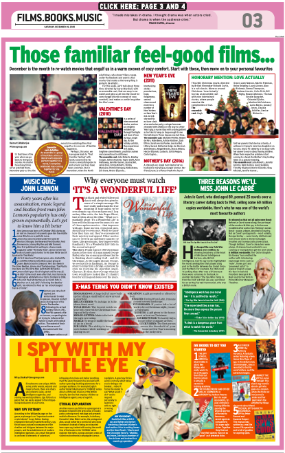TOIStudent's tweet photo. Whether you are in the mood for watching a #feelgood film or #reading a spy fiction, #TOIStudent's #weekend edition has got it all covered. To #read, download now on https://t.co/J1ZG2j0Vsx
#films #chocolate #weekend #classrooms #students #education #epaper https://t.co/2phaNNdmEj