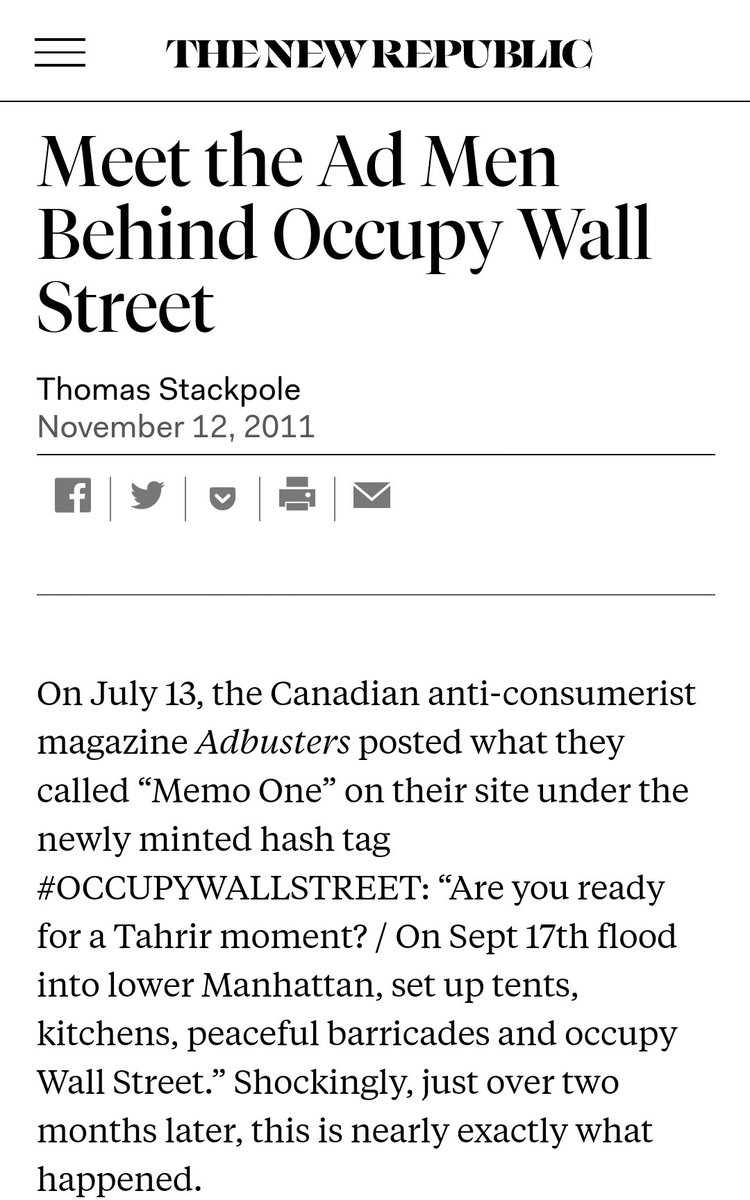 It may have been a publicity stunt by a magazine or the magazine co-opted real-hardworking organizers....blah blah...