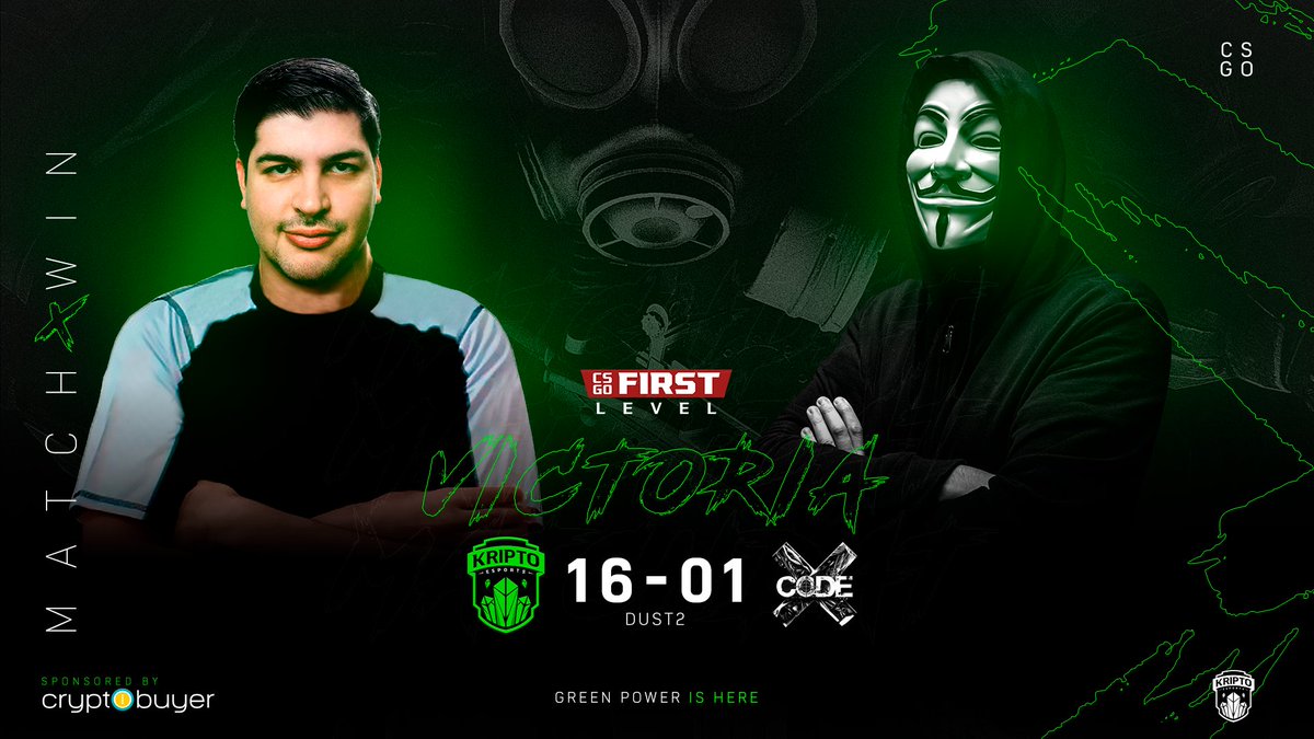 KriptoEsports's tweet photo. #PlayKripto | #CSGO
¡DEBUT Y VICTORIA!
Iniciamos nuestro camino en la #FirstLevel de @LGAPlay con una GRAN victoria frente a #XCodeVZLA por 16-01.
Volveremos mañana para buscar nuestro pase a la final 🏆
#GreenPower🟢 https://t.co/5SIzOY26bL