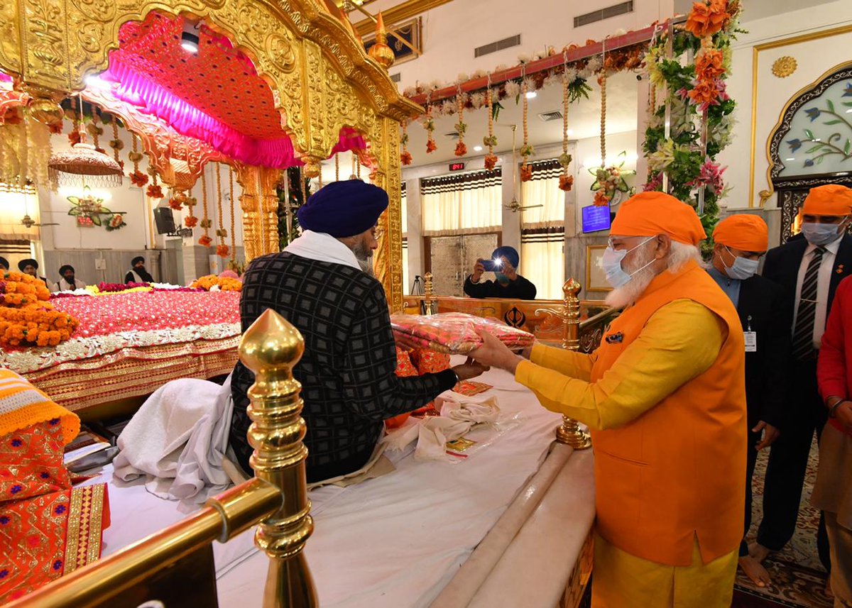 It is the special Kripa of the Guru Sahibs that we will mark the special occasion of the 400th Parkash Parv of Sri Guru Teg Bahadur Ji during our Government’s tenure. 

Let us mark this blessed occasion in a historic way and celebrate the ideals of Sri Guru Teg Bahadur Ji.