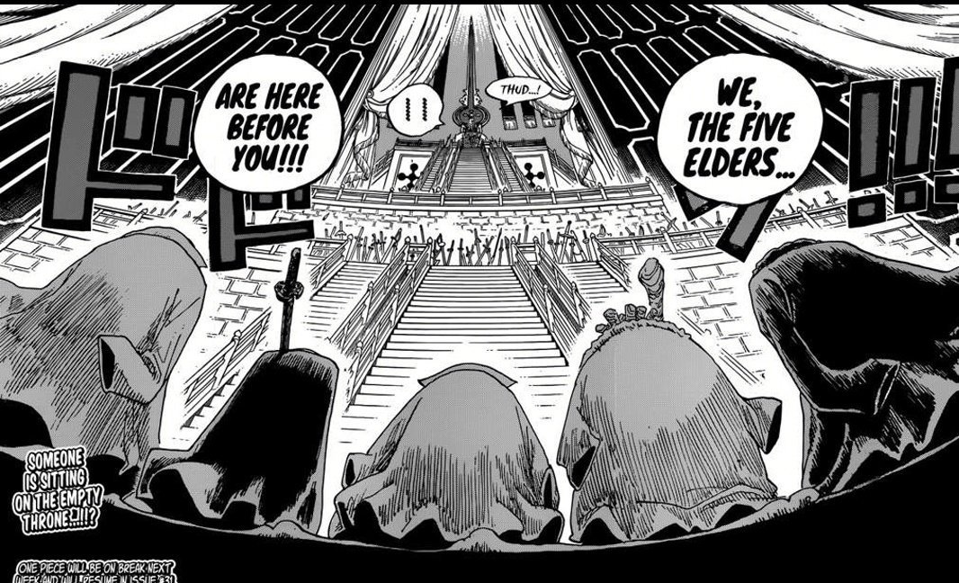 Et le gorosei qui dicte ses ordres à tout le monde, ses lois, qui cache la vérité au peuple et surtout qui est sous les ordres d'une seule personne, YM, qui occupe un trône vacant, censé être libre