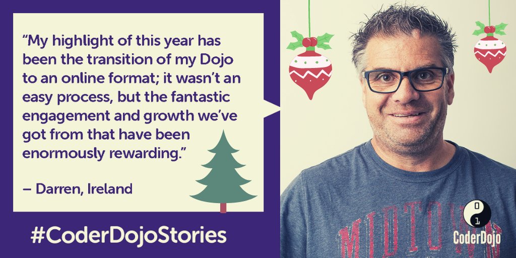 CoderDojo's tweet image. Moving his club online has been both a learning curve and an achievement for @CoderLaois champion, Darren 🎊
Have you had a similar experience this year? Share with us using #CoderDojoStories