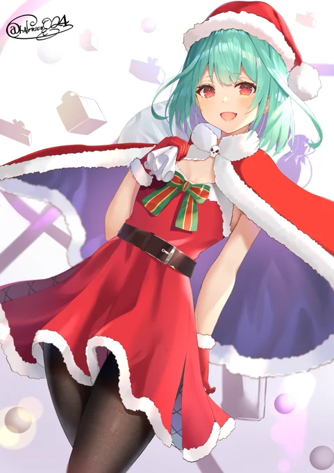 #絵クロマンサー 
サンタるしあちゃん 