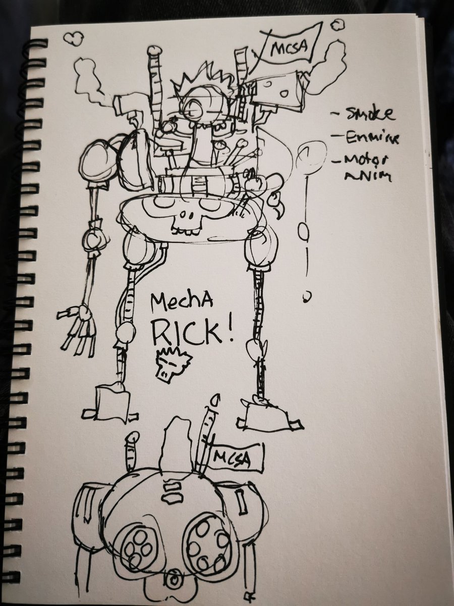 metaverserick's tweet photo. Time for some upgrades. MechaRick. #metaverse #avatars #sketch #mecha #vrchat #mcsa #metaRick #mecharick https://t.co/i5vLsNINBb