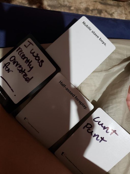 Playing Cards against Humanity with my friends and having Kinky drinks and I ended up choking and dying<a href="/tag/fitness"class="tags"><span>#fitness</span></a><a href="/tag/legpress"class="tags"><span>#legpress</span></a><a href="/tag/tattooed"class="tags"><span>#tattooed</span></a><a href="/tag/pornhub"class="tags"><span>#pornhub</span></a><a href="/tag/thickthighs"class="tags"><span>#thickthighs</span></a>