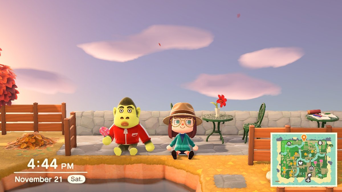 gardnersnake's tweet photo. hanging out w/ al #AnimalCrossing #ACNH https://t.co/NazCCmwQeu