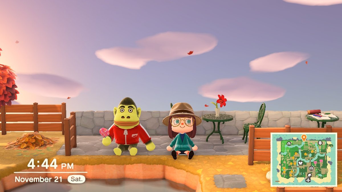 gardnersnake's tweet photo. hanging out w/ al #AnimalCrossing #ACNH https://t.co/NazCCmwQeu