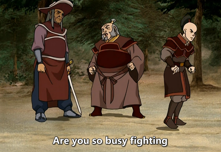 zuko thinking this was a proverb is lowkey one of the funniest moments of the show a;sdlfkjasdf