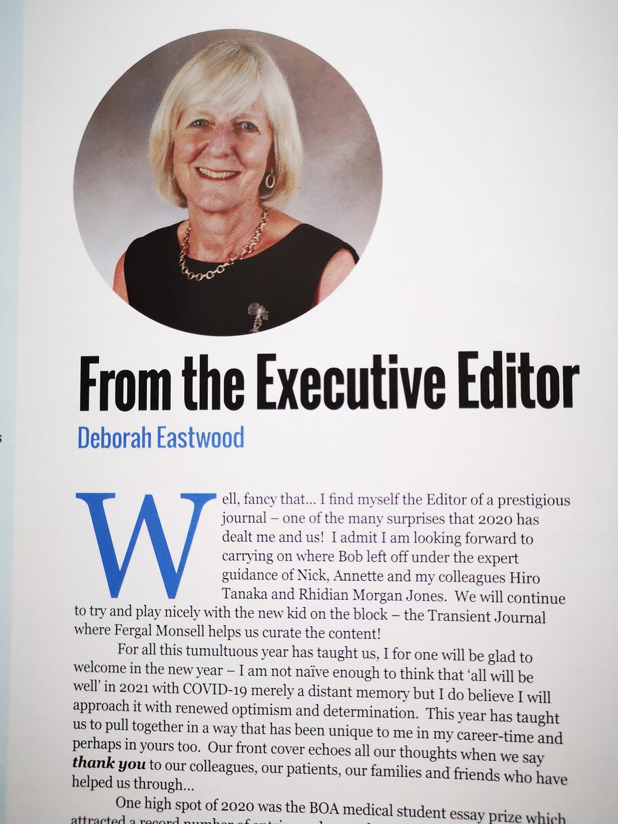 Congratulations to <a href="/deboraheastwood/">Deborah Eastwood</a>  for the new role as Executive Editor of JTO 🎉 Great to see a female #Orthopaedic surgeon representing the <a href="/BritOrthopaedic/">BOA</a> 👩‍🔧🙌🏼  #womeninsurgery #stanmore #diversity #orthotwitter