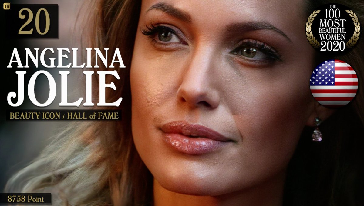 TOP BEAUTY WORLD on Twitter: "The 100 Most Beautiful Women Of 2020 20- Angelina Jolie ( USA ) Congratulations Beauty Icon Link: https://t.co/RFW6DFx4DJ #TBWORLD2020 #AngelinaJolie https://t.co/2F7Ltnzl8o" / Twitter