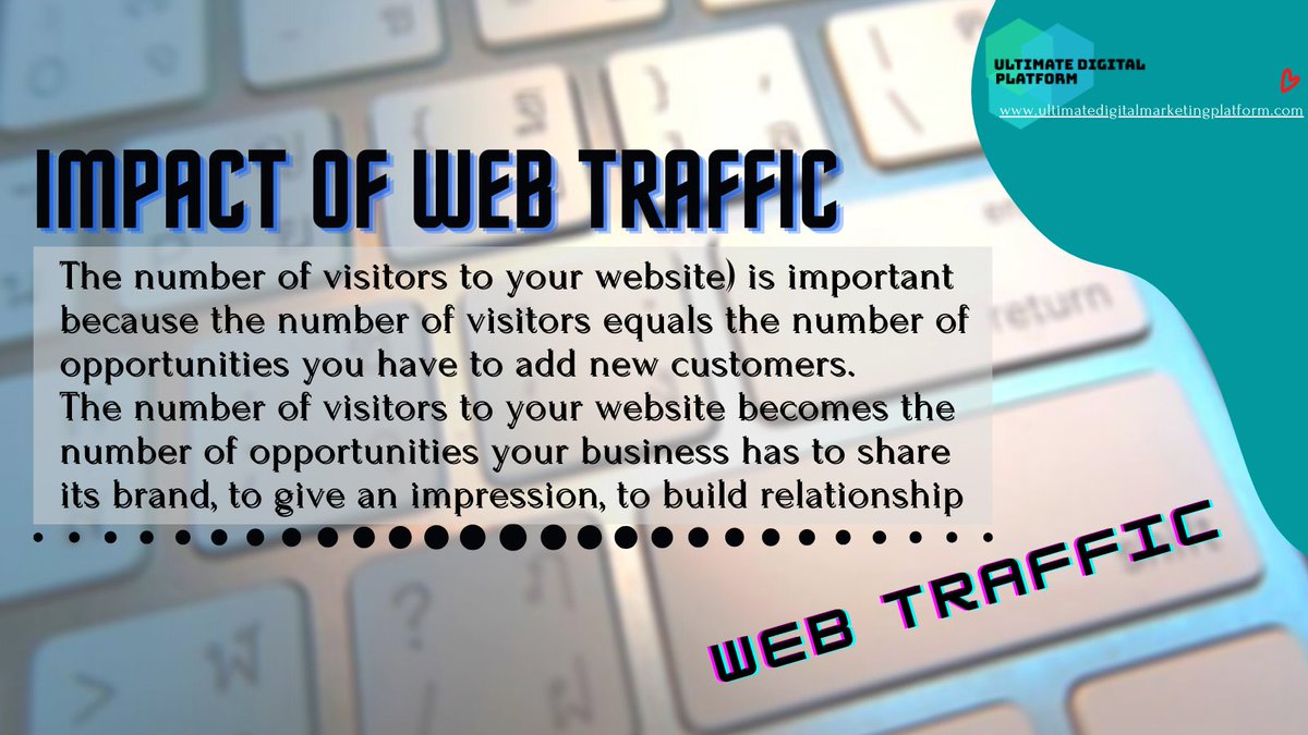 ultiplatform's tweet photo. WHAT'S THE IMPACT OF #WEBTRAFFIC? https://t.co/gYtAd3obp0