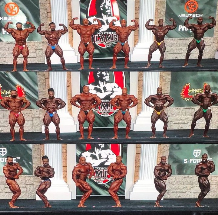 sanzigram's tweet photo. The Pharaoh of Egypt @bigramyofficial has been crowned #mrolympia2020 https://t.co/p1pLwWk5yG