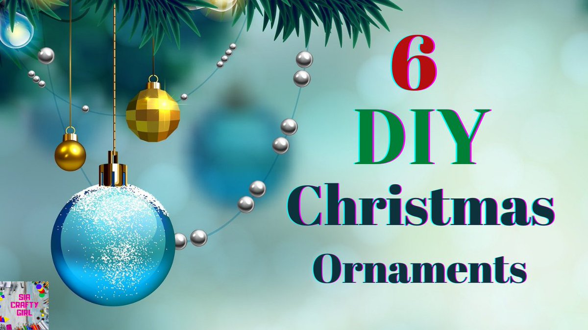 6 DIY Christmas Ornaments / Christmas Decoration Ideas
youtu.be/Y3Tf12qrD6M
#Christmas  #Christmas2020 #christmasdecor #christmasornaments