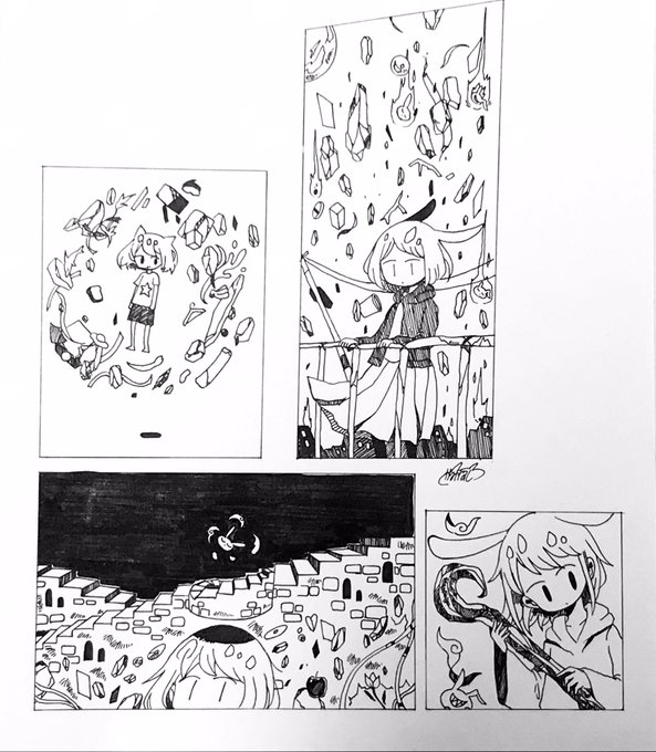 #ペン画 